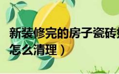 新装修完的房子瓷砖如何清理（新装修的瓷砖怎么清理）