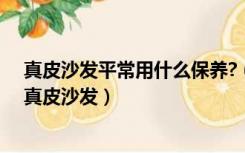 真皮沙发平常用什么保养?（真皮沙发是什么意思如何保养真皮沙发）