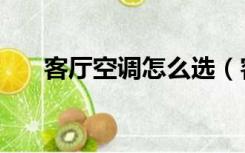 客厅空调怎么选（客厅装什么空调好）