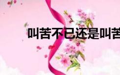 叫苦不已还是叫苦不迭（叫苦不迭）