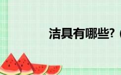 洁具有哪些?（洁具有哪些）