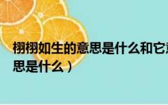 栩栩如生的意思是什么和它意思相近的词语（栩栩如生的意思是什么）