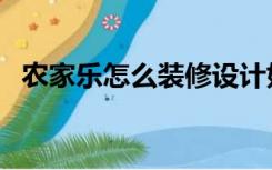 农家乐怎么装修设计好（农家乐怎么装修）