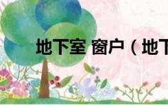 地下室 窗户（地下室窗户怎么设计）