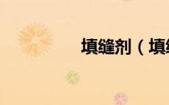 填缝剂（填缝剂是什么）