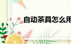 自动茶具怎么用（茶具怎么用）