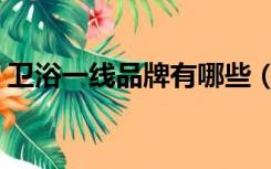 卫浴一线品牌有哪些（一线品牌卫浴有哪些）