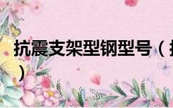 抗震支架型钢型号（抗震支架规格型号有哪些）