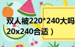 双人被220*240大吗（双人被200x230还是220x240合适）