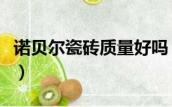 诺贝尔瓷砖质量好吗（诺贝尔瓷砖质量怎么样）