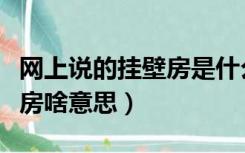 网上说的挂壁房是什么意思啊（十块钱的挂壁房啥意思）