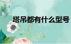 塔吊都有什么型号（塔吊型号有哪些）