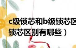 c级锁芯和b级锁芯区别图片（b级锁芯和c级锁芯区别有哪些）