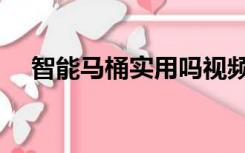 智能马桶实用吗视频（智能马桶实用吗）