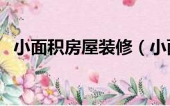 小面积房屋装修（小面积的房子怎么装修）