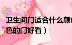 卫生间门适合什么颜色（卫生间一般用什么颜色的门好看）