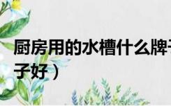 厨房用的水槽什么牌子的好（厨房水槽什么牌子好）