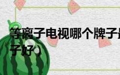 等离子电视哪个牌子最好（等离子电视哪个牌子好）