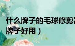 什么牌子的毛球修剪器好用（毛球修剪器哪个牌子好用）