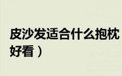 皮沙发适合什么抱枕（皮沙发配什么材质抱枕好看）