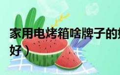 家用电烤箱啥牌子的好（家用电烤箱什么牌子好）