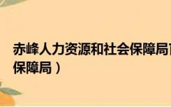 赤峰人力资源和社会保障局官网职称（赤峰人力资源和社会保障局）
