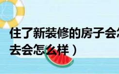 住了新装修的房子会怎样（新装修的房子住进去会怎么样）