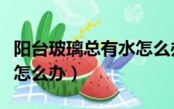 阳台玻璃总有水怎么办（阳台装修玻璃有水珠怎么办）