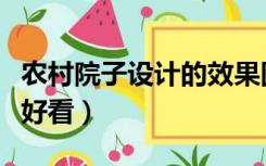 农村院子设计的效果图（农村的院子怎么设计好看）
