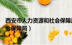 西安市人力资源和社会保障局官网（陕西西安人力资源和社会保障局）