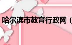 哈尔滨市教育行政网（哈尔滨市教育信息网）