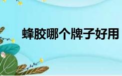 蜂胶哪个牌子好用（蜂胶哪个牌子好）