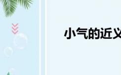 小气的近义词（小气）