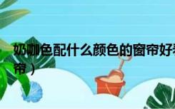 奶咖色配什么颜色的窗帘好看图片（奶咖色配什么颜色的窗帘）
