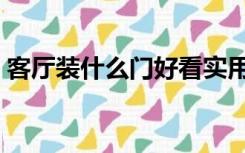 客厅装什么门好看实用（客厅装什么门好看）