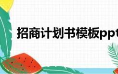招商计划书模板ppt（招商计划书模板）