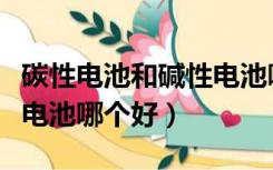 碳性电池和碱性电池哪种好（碳性电池和碱性电池哪个好）