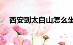 西安到太白山怎么坐车（西安到太白山）