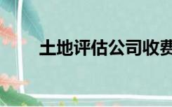 土地评估公司收费标准（土地评估）