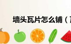 墙头瓦片怎么铺（瓦片墙面怎么装修）