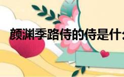 颜渊季路侍的侍是什么意思（颜渊季路侍）