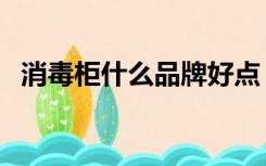 消毒柜什么品牌好点（消毒柜什么品牌好）