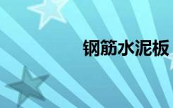 钢筋水泥板（钢筋水泥）