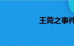王菀之事件（王苑之）