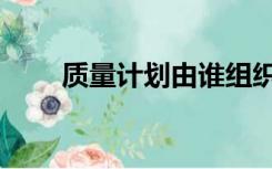 质量计划由谁组织编制（质量计划）