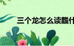 三个龙怎么读龘什么意思（三个龙）