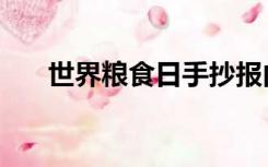 世界粮食日手抄报内容（世界粮食日）