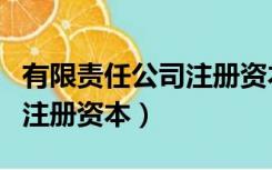 有限责任公司注册资本的意义（有限责任公司注册资本）