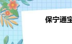 保宁通宝（保宁）