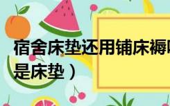宿舍床垫还用铺床褥吗（宿舍床应该用褥子还是床垫）